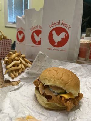 Chicken Sammy & Fries