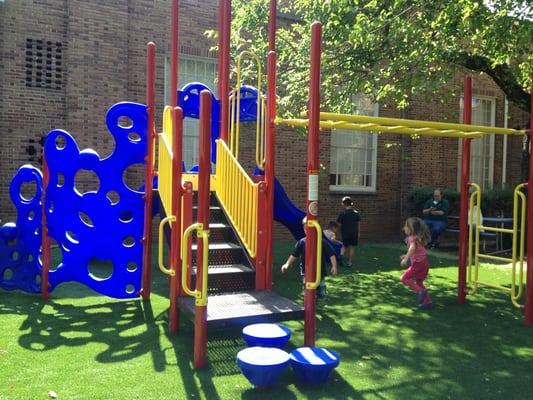 K-3 play structure. (during open house)