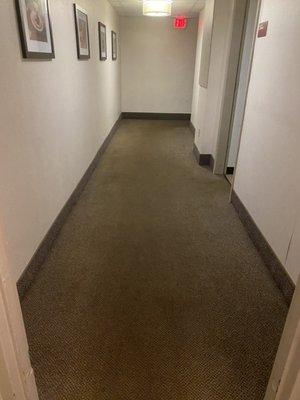 Nasty carpet in hall