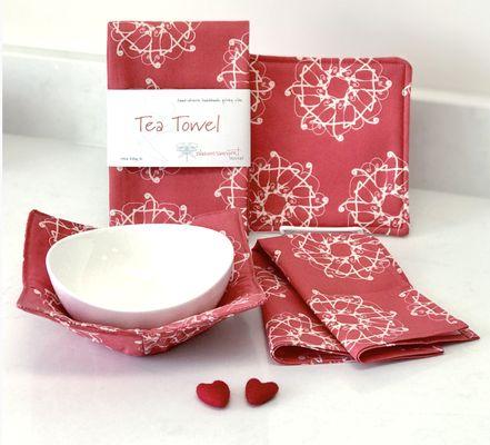 Premium handmade linens with original patterns for your home or gifting.