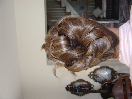 Wedding updo by Krysten