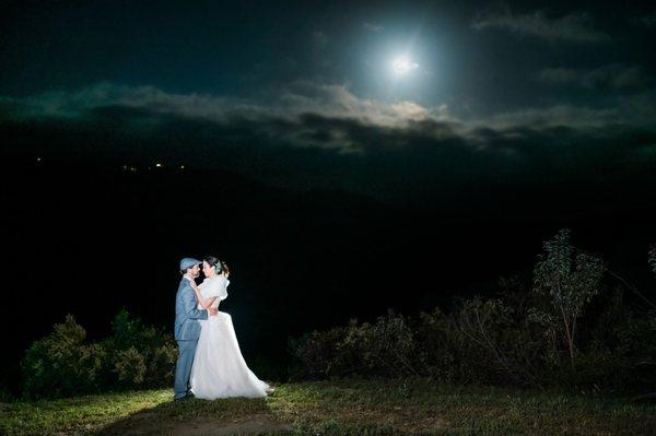 Our wedding full moon.