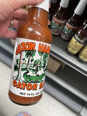 Gator sauce - it's hot sauce XD