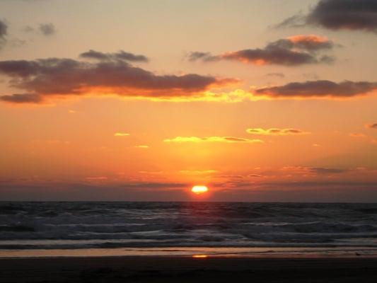 A beautiful sunset on South Padre Island.