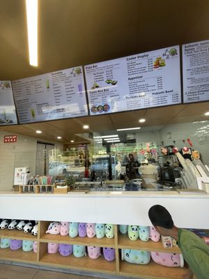 Menu and counter