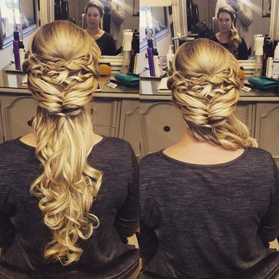 Wedding updo