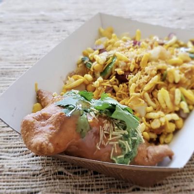 Tofu Tikka Masala combo (samosa + bhel puri) - Catering