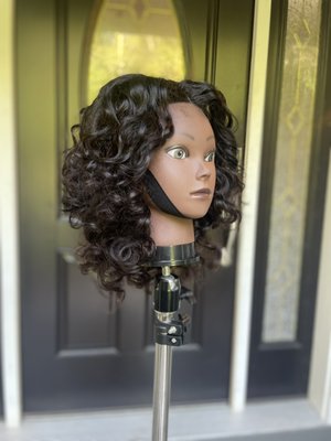 Custom made wig available on a sale