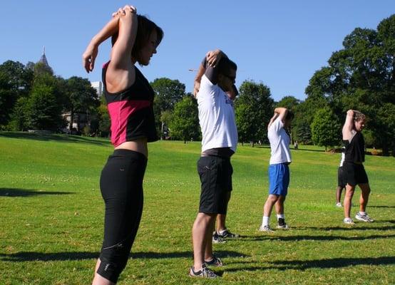 Stretching After a Workout