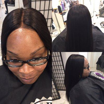 Lace frontal sew-in