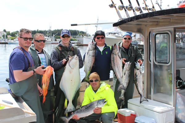 Halibut and Salmon Fishing in Alaska, Sitka Alaska Halibut & Salmon Charter Fishing