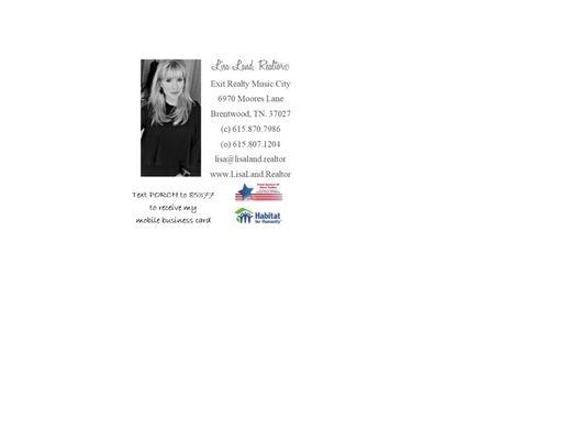 Lisa Land, Broker/Realtor®