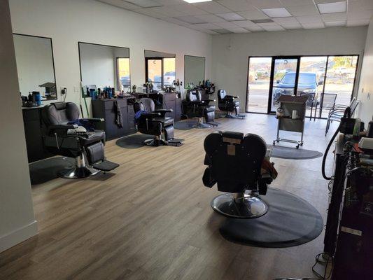 Our barbershop new look