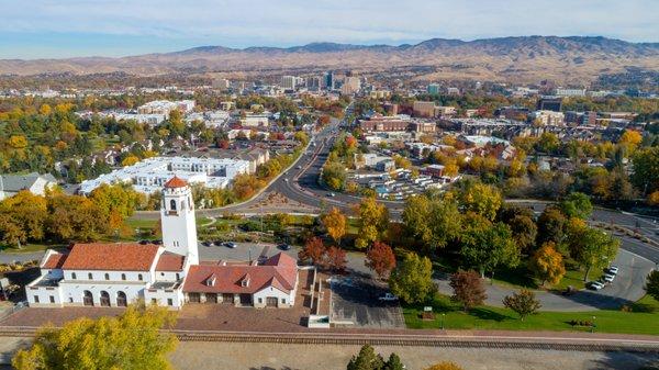 Birds eye view of Boise!