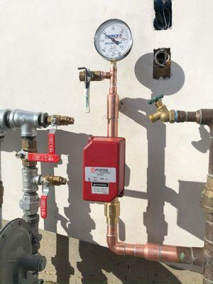 residential fire sprinkler riser