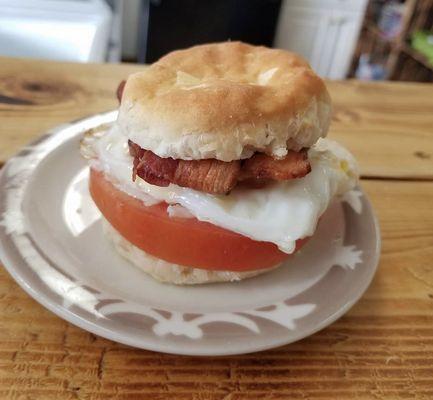 Breakfast sandwich made to order