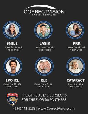 6 Vision Correction Options!