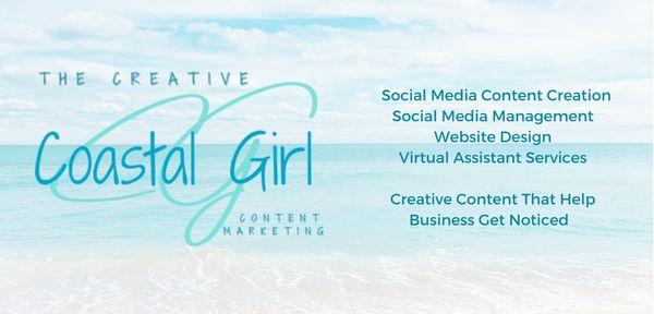 Creative Coastal Girl - Content Creation FB Header