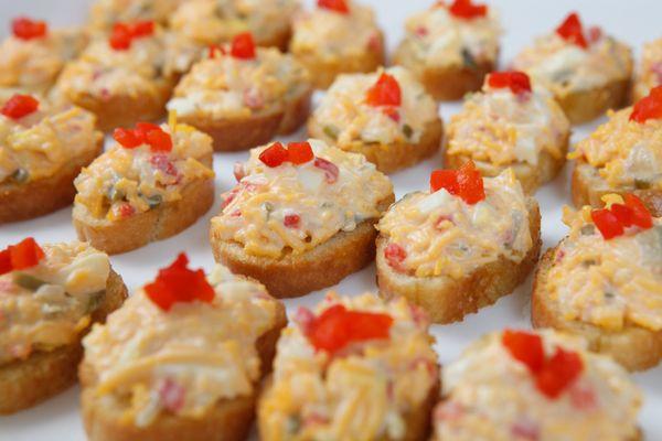 Pimento cheese canape