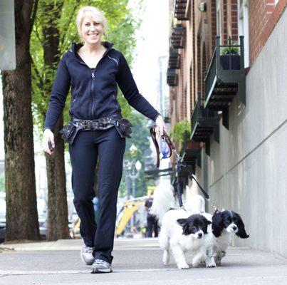 Dog Walking in the Pearl District, Portland, OR