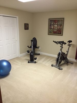 One of the gym rooms