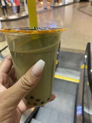 Match milk tea with boba