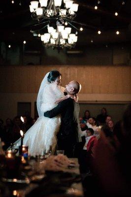 Captured during our first dance