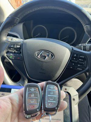 Hyundai sonata key fob programmed successfully