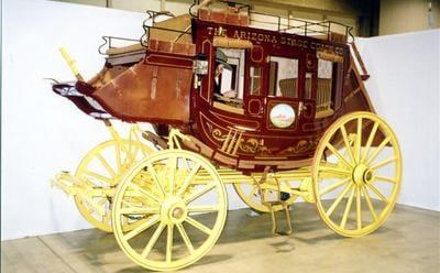 Stagecoach built by Erwin Weiland.