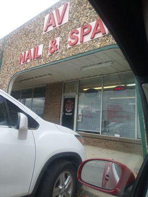 Small nail place which is why i like it. The cost for eyebrow wax is $7