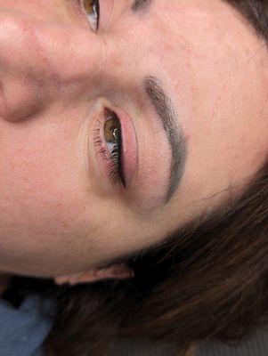 Beautiful lash line enhancement.