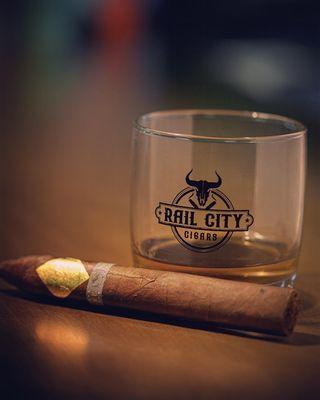 Cigar and whiskey