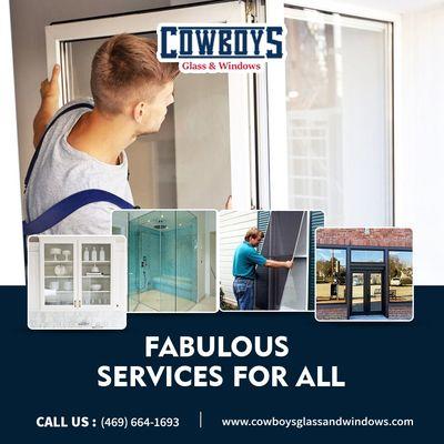 Best experts for fixing? Always we are here to help you  Call For Free Quote (469) 664-1693 www.cowboysglassandwindows.com