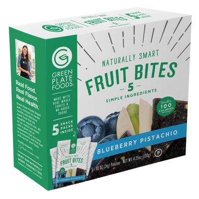 Blueberry Pistachio Fruit Bites Vegan & Gluten Free