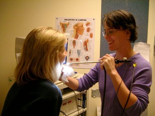 Sample of Laryngeal Stroboscopy (at BIDMC)