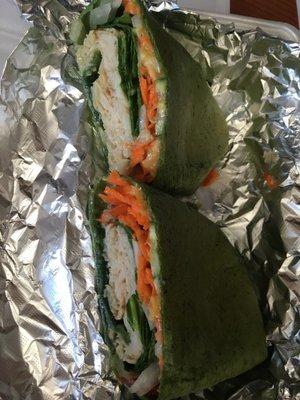 Turkey & Spinach Wrap. 5 stars!!!