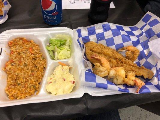 Fish and shrimp Friday special