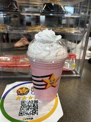 Strawberry Milkshake.