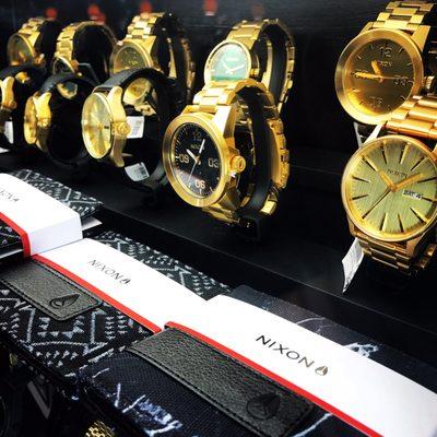 Nixon watches and wallets. New additions weekly !