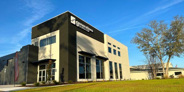 Generations Church is a non-denominational contemporary church located at 4019 Executive Park Blvd in Southport, NC.