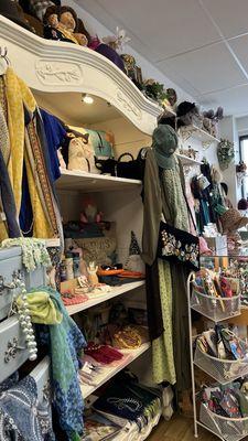 Vintage dresses and home decor