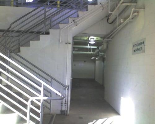 stairs and elevator and cashier