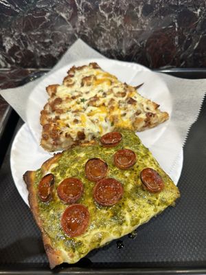 Pesto pepperoni