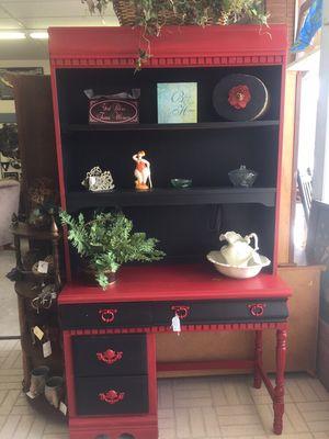 Chalk painted hutch