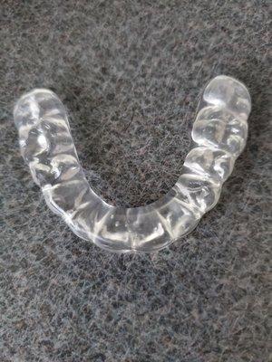 Love my Occlusal Guard.  No more stress grinding, no more headaches or toothaches!