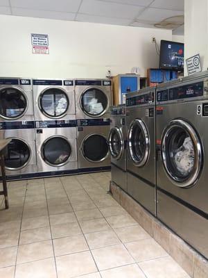 Dryers and double - max load washers ; double 2.25 triple 3.75 and max 4.75