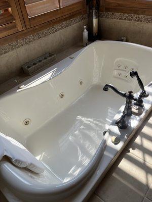 Clean And Sanitized Tub