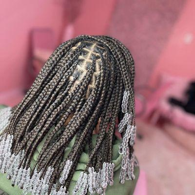 Beaded Knotless braids