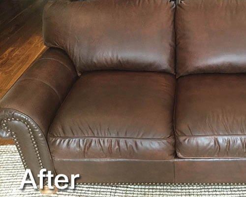 Sofa - after color restoration