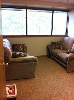 One of the "family rooms" where family counseling sessions are held.